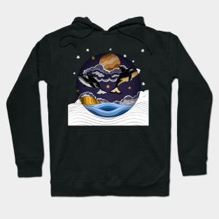 space orcas Hoodie